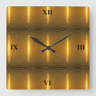 Reloj Cuadrado Swedish Ripples