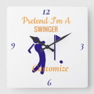 Reloj Cuadrado Swting Golfer Thunder_Thunder_Cove