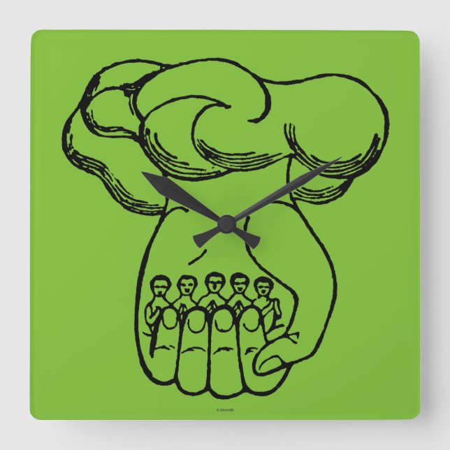 Reloj Cuadrado Symbol: Divine Hand (Anverso)