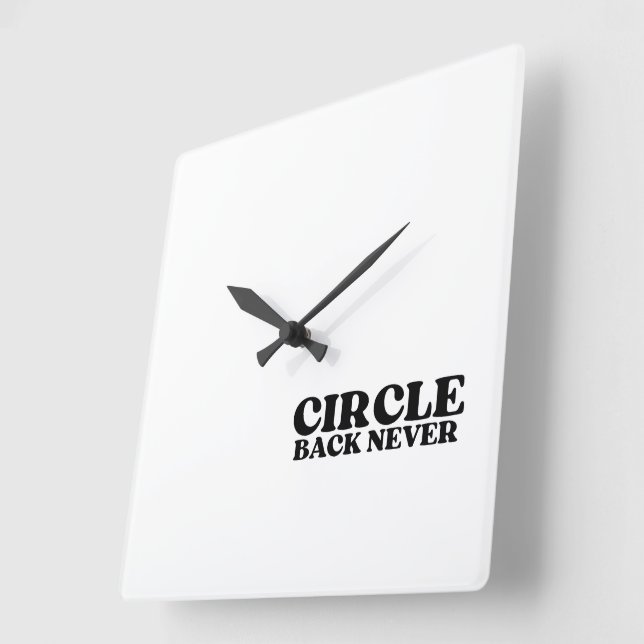 Reloj Cuadrado Synchronized Finality | Circle Back Never  (Ángulo)