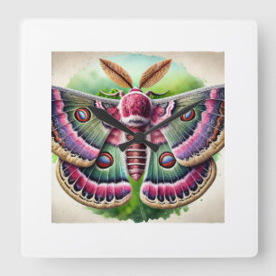 Reloj Cuadrado Syndemis Moth 300824IREF202 - Watercolor