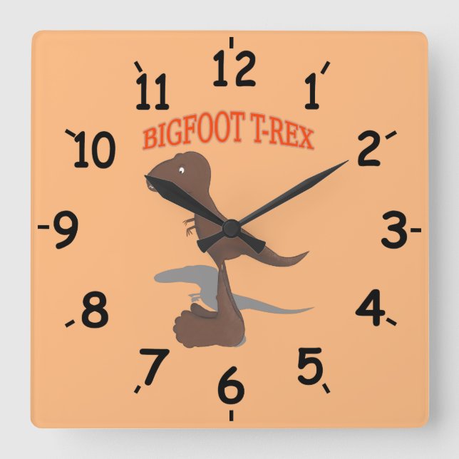 Reloj Cuadrado T-Rex (Anverso)