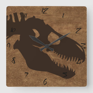 Reloj Cuadrado T-rex Bones Browns