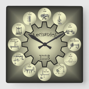 Reloj Cuadrado Table of Mechanicks ~ "Yeah, Right ~ Now I Get It"