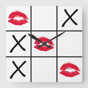 Reloj Cuadrado Tac Tac Tac Toe