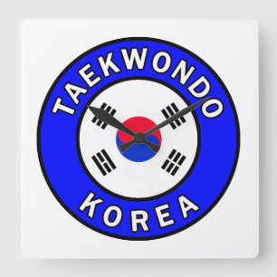 Reloj Cuadrado Taekwondo