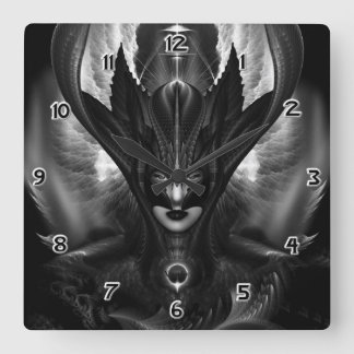 Reloj Cuadrado Taidushan Sai TOT BlackSun Wall Clock