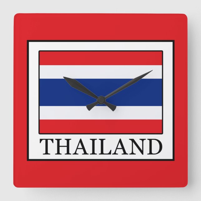 Reloj Cuadrado Tailandia (Anverso)