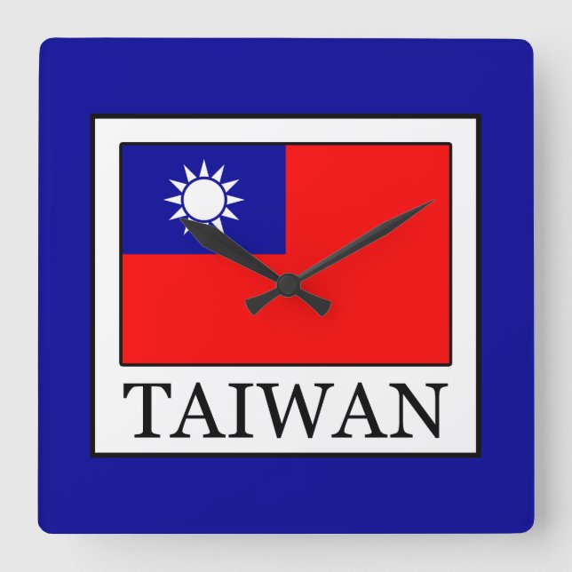 Reloj Cuadrado Taiwán (Anverso)