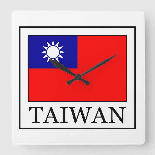 Reloj Cuadrado Taiwan wall clock (Anverso)