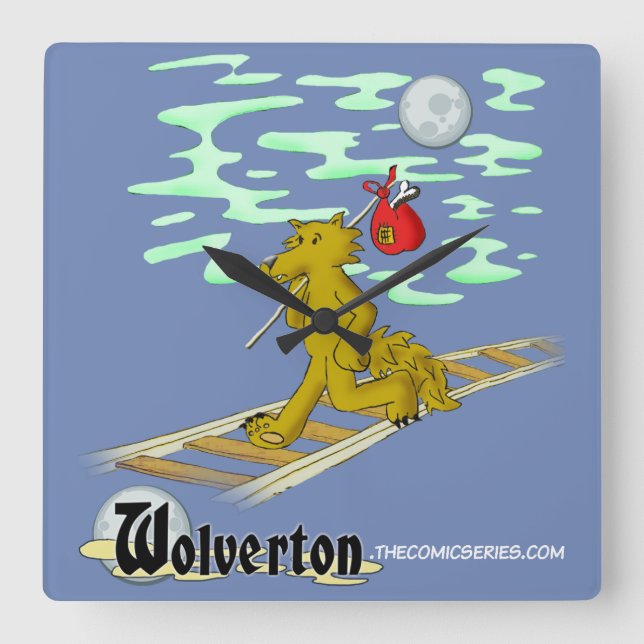 Reloj Cuadrado Talbot en las pistas (Anverso)