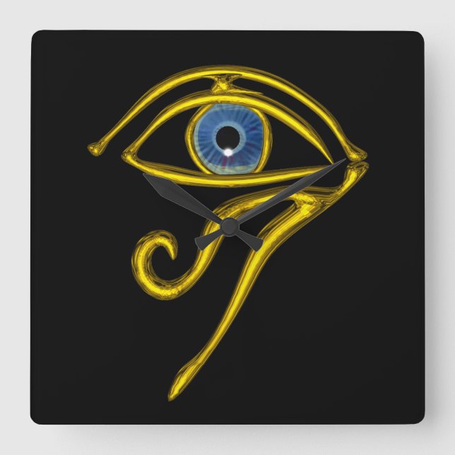 Reloj Cuadrado TALISMAN AZUL, Negro (Anverso)