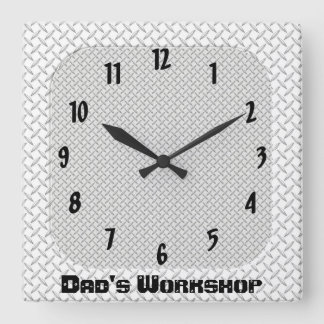 Reloj Cuadrado Taller de papá