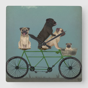 Reloj Cuadrado Tandem Pug