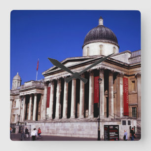 Reloj Cuadrado Tarjeta postal