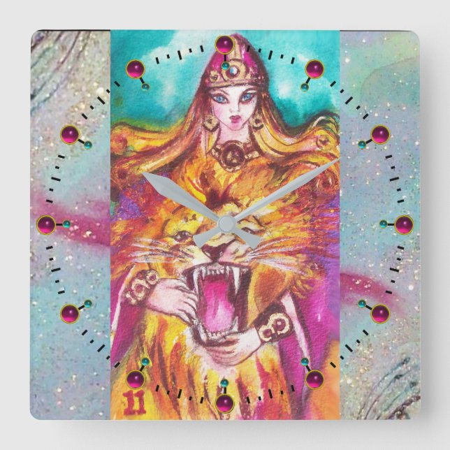 Reloj Cuadrado TARUTAS DE LAS SOMBRAS PERDIDAS /Fuerza/Fortitud S (Anverso)