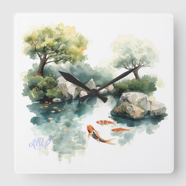 RELOJ CUADRADO TASSEN (Anverso)