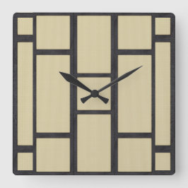Reloj Cuadrado Tatami