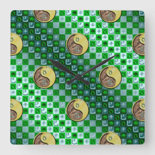 Reloj Cuadrado Tauro & Serpiente de Metal