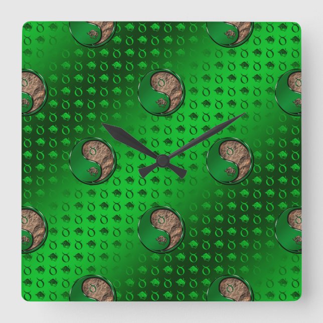 Reloj Cuadrado Taurus el toro (Anverso)