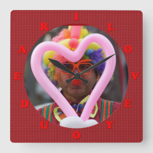 Reloj Cuadrado te amo, querida