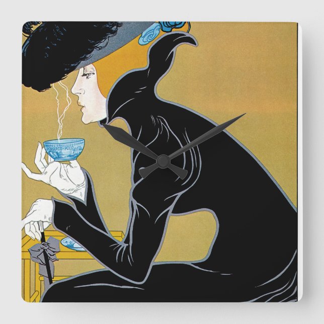 Reloj Cuadrado Té de Marco Polo (Anverso)