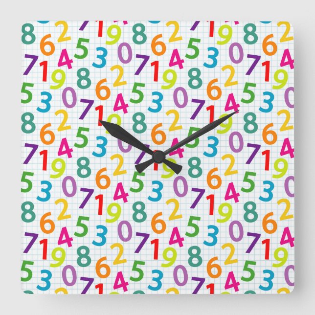 Reloj Cuadrado Teacher Gift | Teaching Is A Calling Too (Anverso)