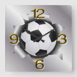Reloj Cuadrado Tecnología de fútbol