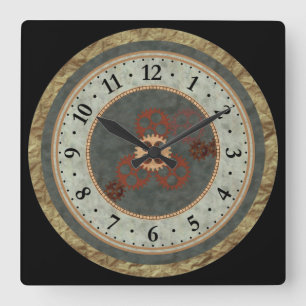 Reloj Cuadrado Tejido múltiple