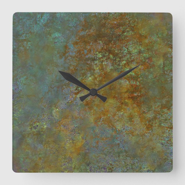 Reloj Cuadrado Tendencias modernas del arte industrial de inspira (Anverso)