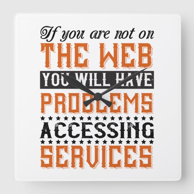 Reloj Cuadrado Tendrá Problemas Para Acceder A Los Servicios (Anverso)