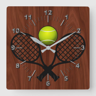 Reloj Cuadrado Tenis
