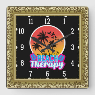Reloj Cuadrado Terapia de Playa-18920