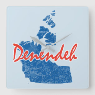 Reloj Cuadrado Territorios del Noroeste