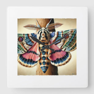 Reloj Cuadrado Terthreutis Moth 130924IREF250 - Watercolor