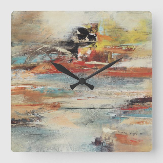 Reloj Cuadrado Tesiturno (Anverso)