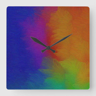 Reloj Cuadrado Textura brillante