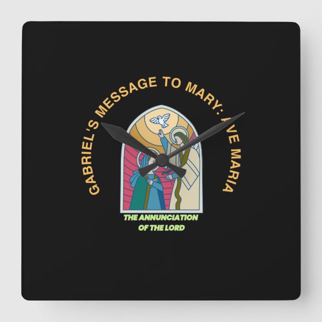 Reloj Cuadrado The Annunciation of the Lord (Anverso)