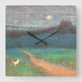 Reloj Cuadrado The Cat's Midnight Journey