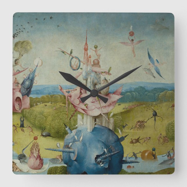 Reloj Cuadrado The Garden of Earthly Delights (Anverso)