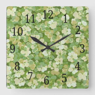 Reloj Cuadrado The Green Garden Square Clock