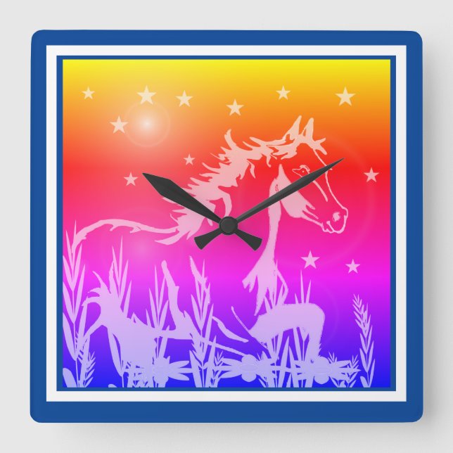 Reloj Cuadrado The little sweet pony,pink