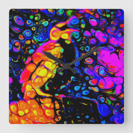 Reloj Cuadrado The Lonely Bird 4: Liquid Art Style