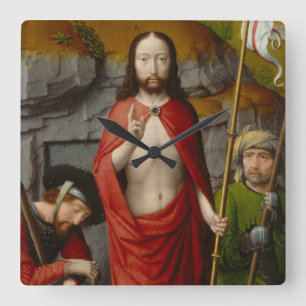 Reloj Cuadrado The Resurrection, with the Pilgrims of Emmaus