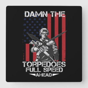 Reloj Cuadrado The Torpedoes Full Speed Ahead