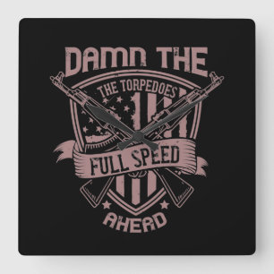 Reloj Cuadrado The Torpedoes Full Speed Ahead-2