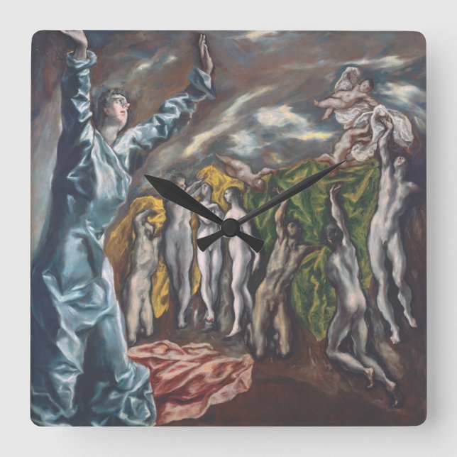 Reloj Cuadrado The Vision of Saint John (Anverso)