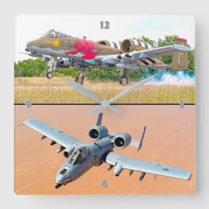 RELOJ CUADRADO THUNDERBOLT II A-10C