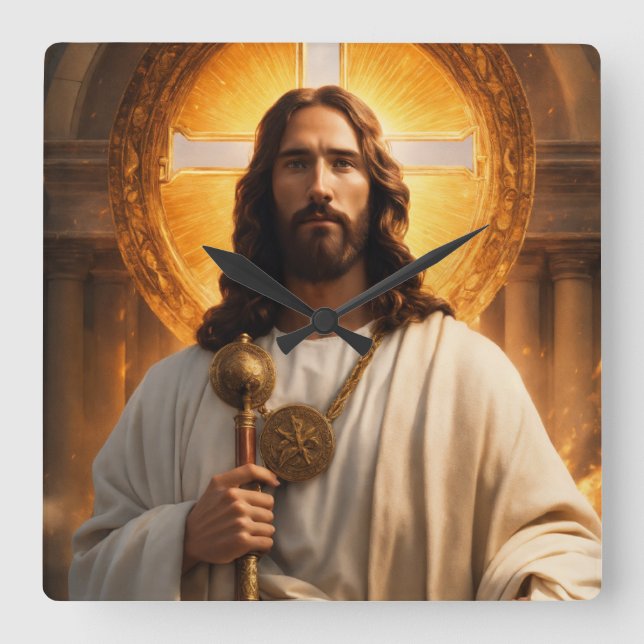 Reloj Cuadrado "Tiempo Celestial" (Anverso)