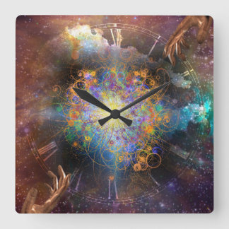 Reloj Cuadrado Tiempo de espacio atómico